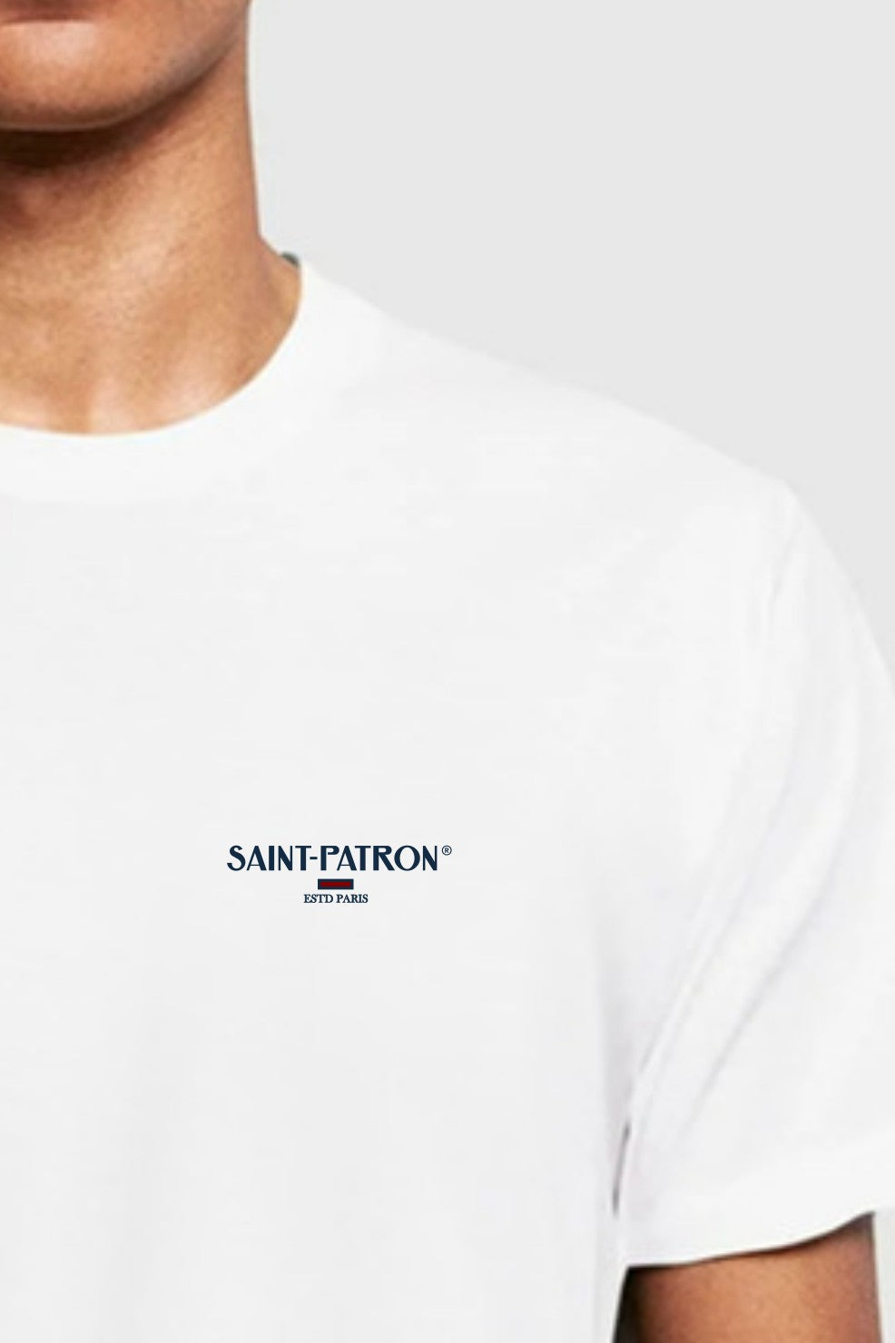 T-SHIRT BLANC IMPRIMÉ DOS