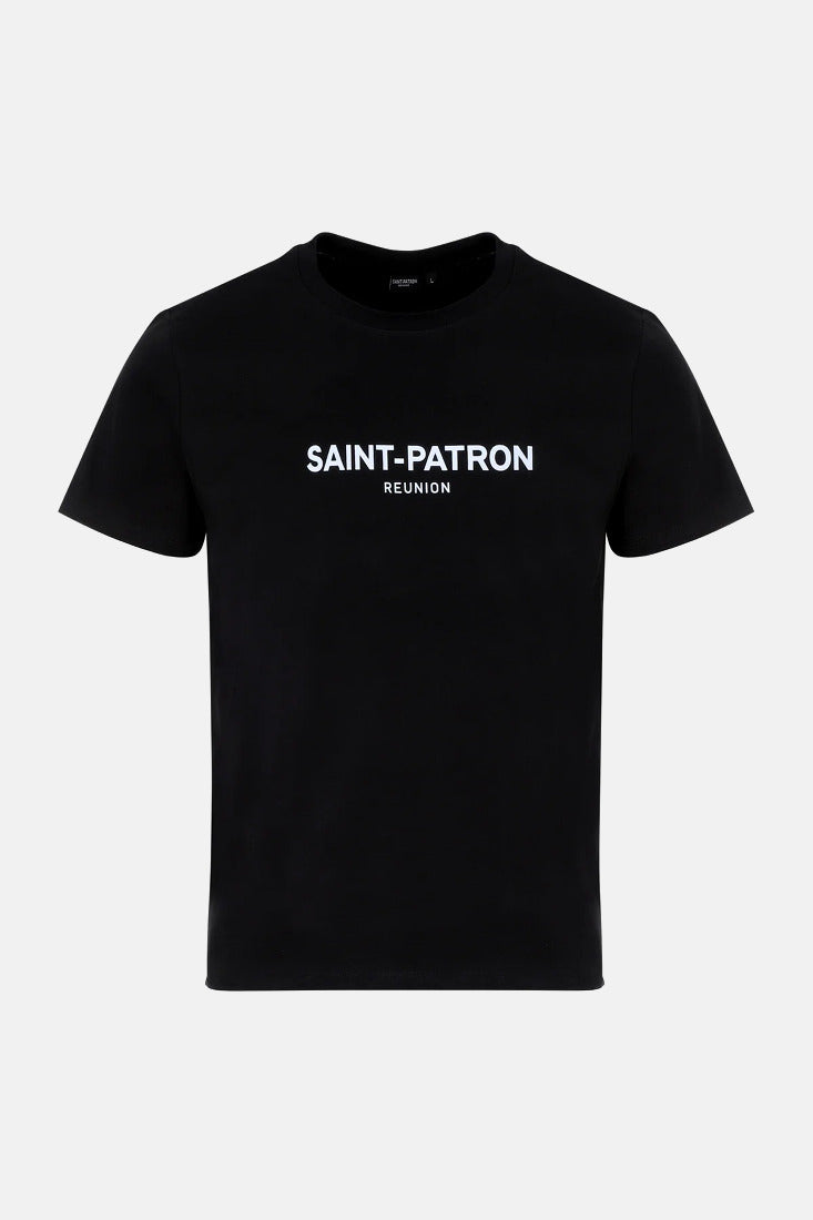 T-SHIRT UNISEXE NOIR COUPE REGULAR