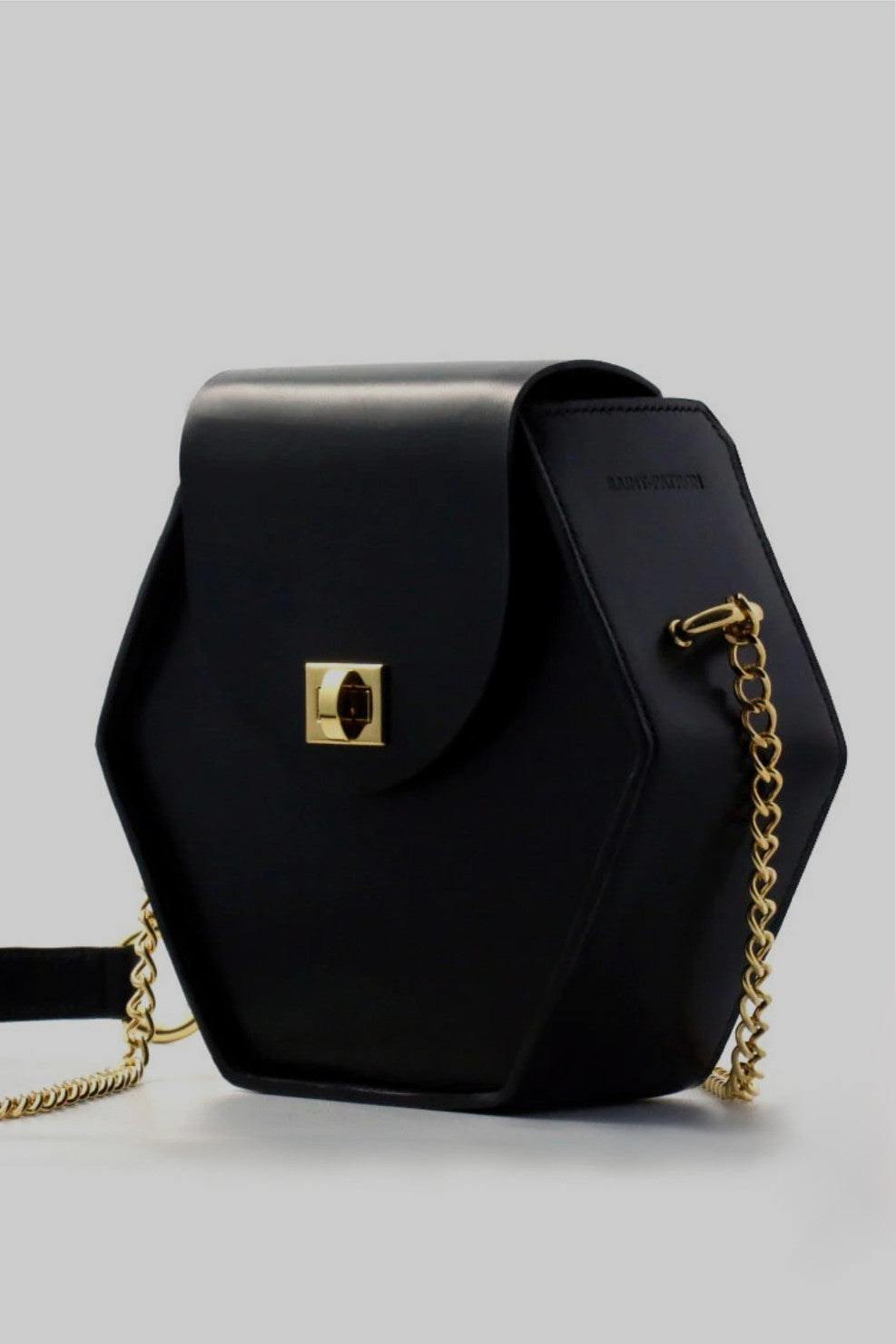 SAC NOIR ODYSSÉE EN CUIR PLEINE FLEUR